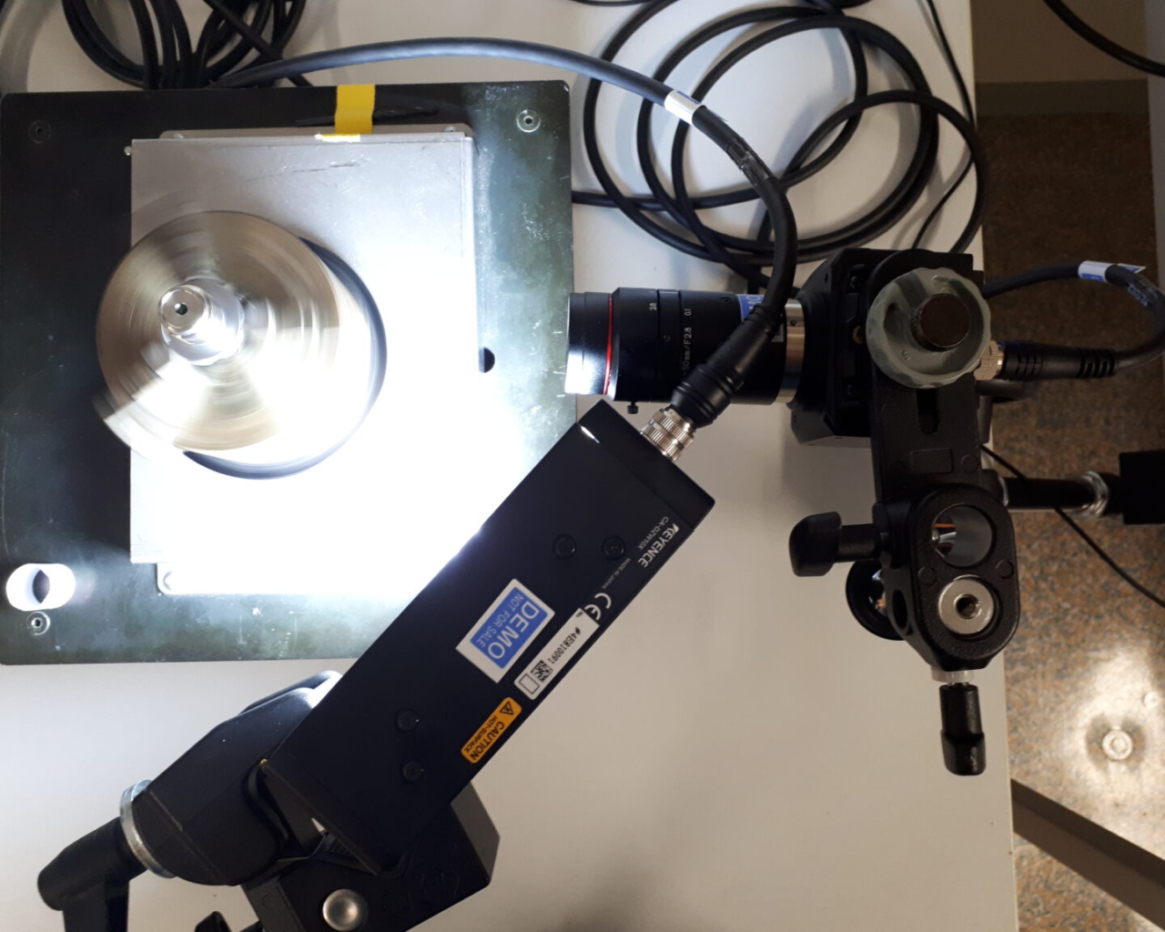 line scan camera setup evaluation
