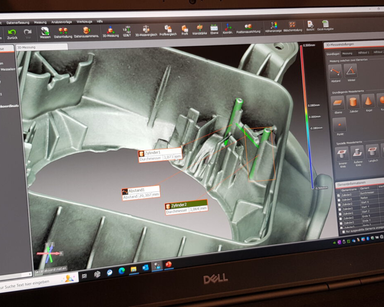 LeitVIEW 3D work scheme